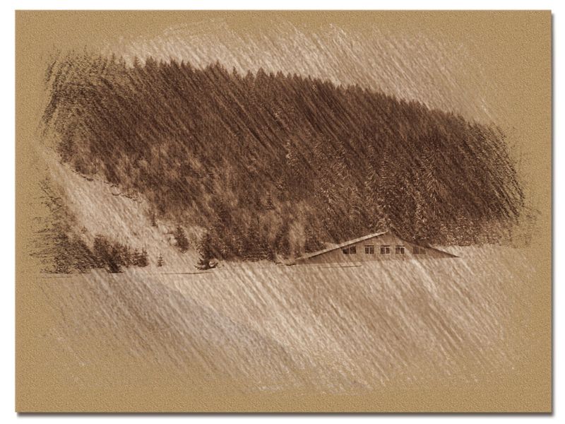 © Andrei  Kolyaskin - Image from the Bukovel  in  trois coleur  drawing  4 photography project