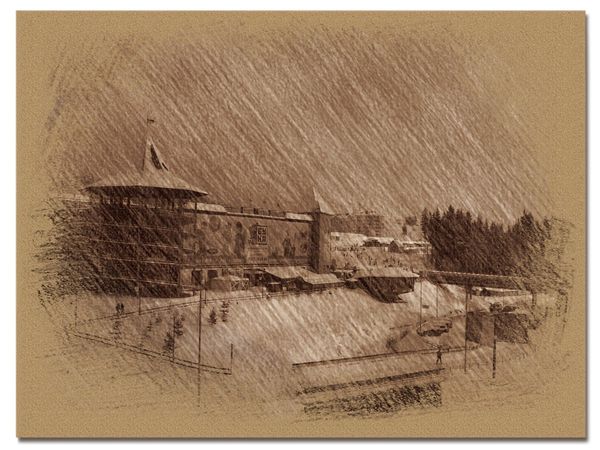 © Andrei  Kolyaskin - Image from the Bukovel  in  trois coleur  drawing  4 photography project