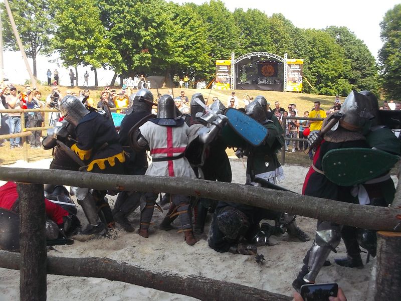 © Andrei  Kolyaskin - Image from the Festival  Galician  Chivalry in  Galych 3 photography project