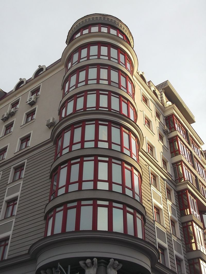 © Andrei  Kolyaskin - New  house  of  modern  construction  in  Ivano - Frankivsk  City , Ukraine .