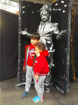 Living sculptures in Ivano - Frankivsk City 17