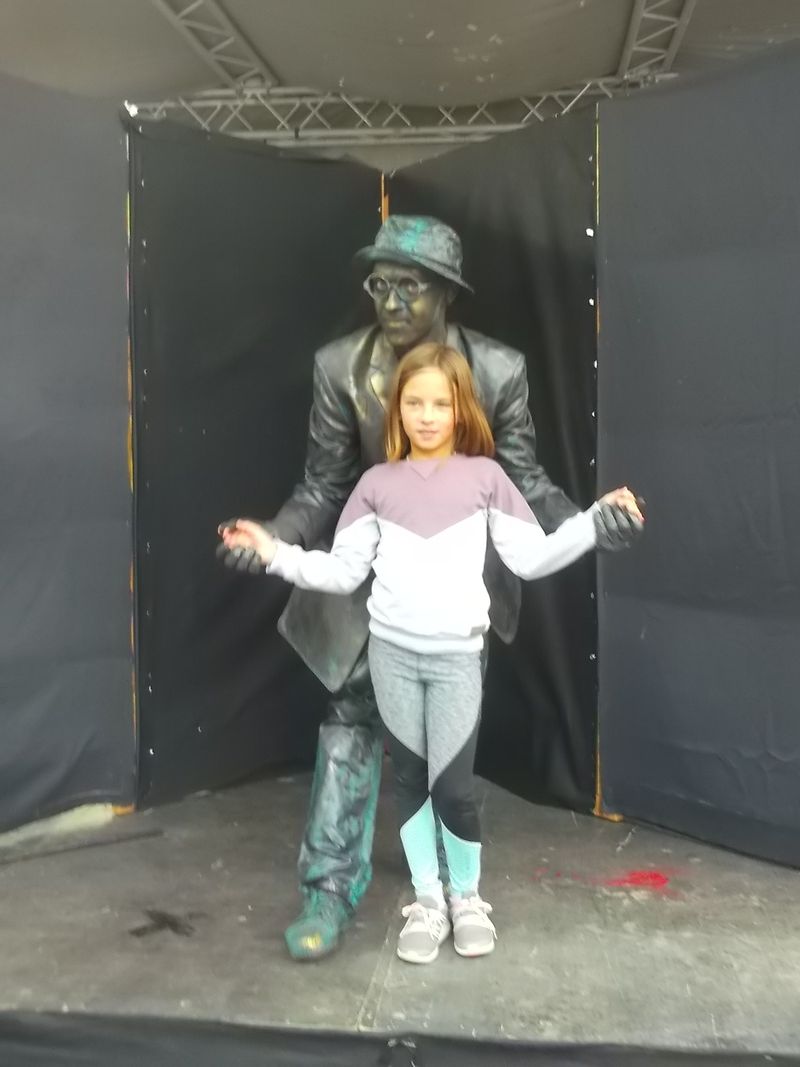 © Andrei  Kolyaskin - Living  sculptures  show  on  the  central  part  of  Ivano - Frankivsk  City , Ukraine .