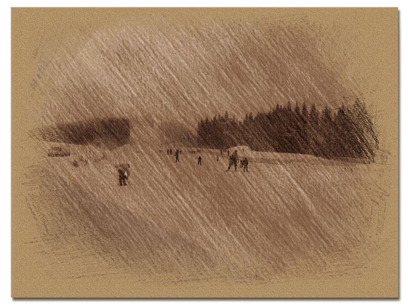 © Andrei  Kolyaskin - Image from the Bukovel  in  trois  coleur  drawing  1 photography project