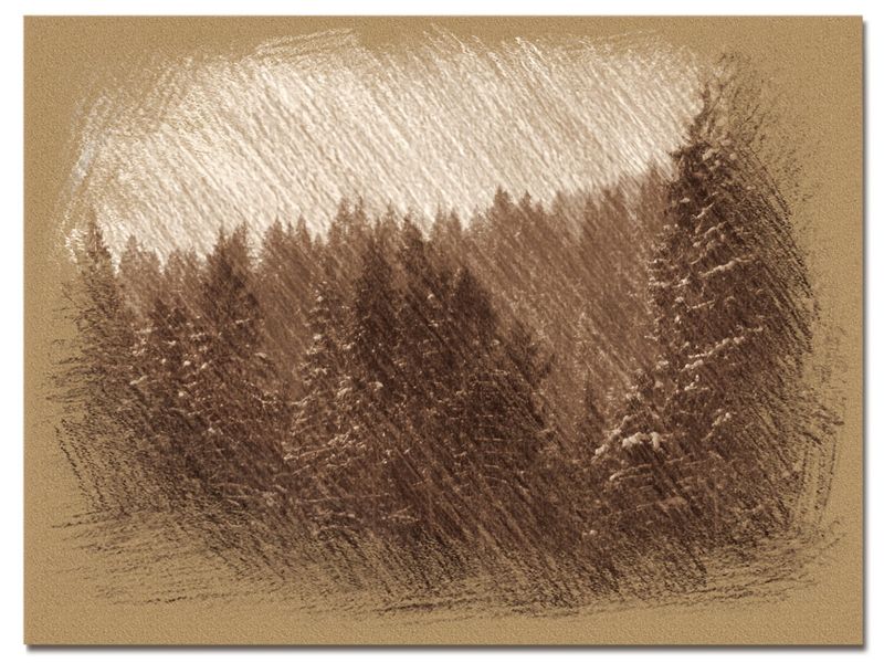 © Andrei  Kolyaskin - Image from the Bukovel  in  trois  coleur  drawing  1 photography project