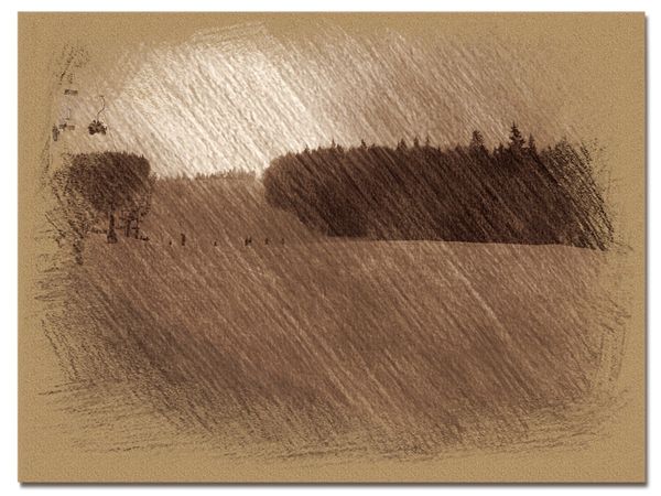 © Andrei  Kolyaskin - Image from the Bukovel  in  trois  coleur  drawing  1 photography project