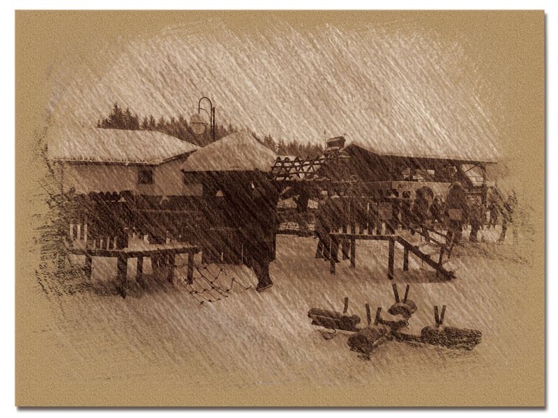 © Andrei  Kolyaskin - Image from the Bukovel  in  trois  coleur  drawing  1 photography project