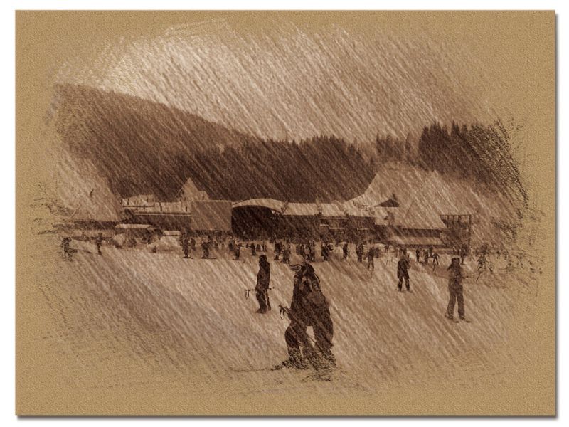 © Andrei  Kolyaskin - Image from the Bukovel  in  trois  coleur  drawing  1 photography project