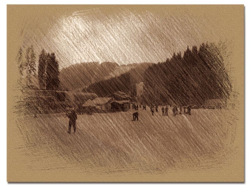 © Andrei  Kolyaskin - Image from the Bukovel  in  trois  coleur  drawing  1 photography project