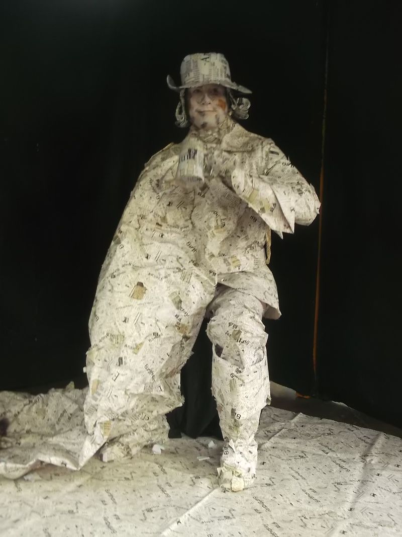 © Andrei  Kolyaskin - Living  sculptures  show  on  the  central  part  of  Ivano - Frankivsk  City , Ukraine .