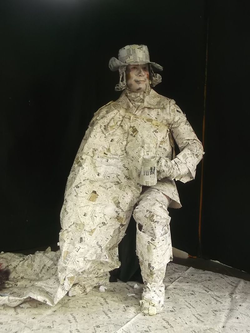 © Andrei  Kolyaskin - Living  sculptures  show  on  the  central  part  of  Ivano - Frankivsk  City , Ukraine .