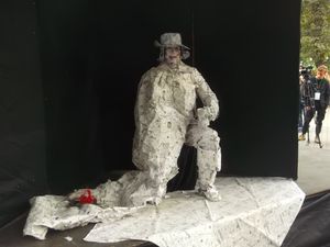 Living sculptures in Ivano - Frankivsk City 8