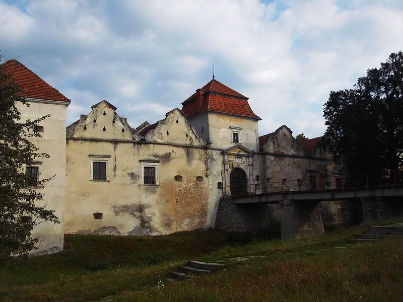 © Andrei  Kolyaskin - On  the  territory  of  Svirzh  Castle  from  15th  century  in  village  Svirzh  of  Lviv  region , Ukraine .