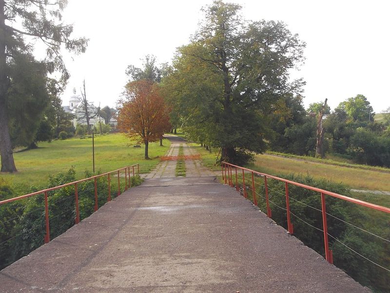 © Andrei  Kolyaskin - On  the  territory  of  Svirzh  Castle  from  15th  century  in  village  Svirzh  of  Lviv  region , Ukraine .