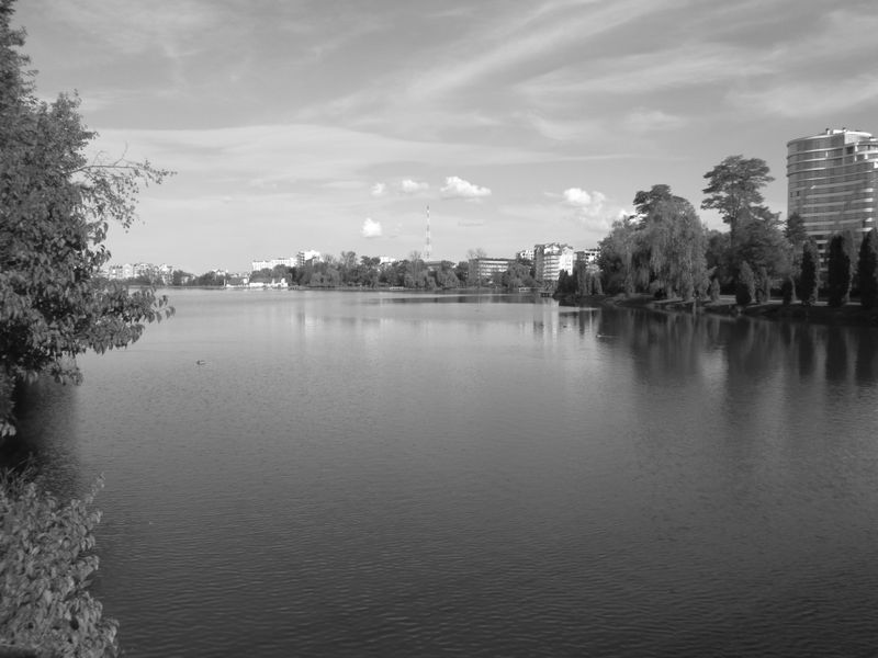 © Andrei  Kolyaskin - On  the  City  Lake  of  Ivano - Frankivsk  City , Ukraine .