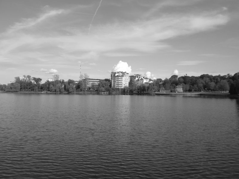 © Andrei  Kolyaskin - On  the  City  Lake  of  Ivano - Frankivsk  City , Ukraine .