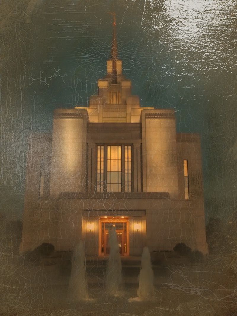 © Andrei  Kolyaskin - Image from the Ukrainian  Kyiv  Temple  in  oil  painting  3 photography project