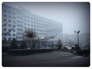 Foggy  morning  in  Ivano - Frankivsk  City  2