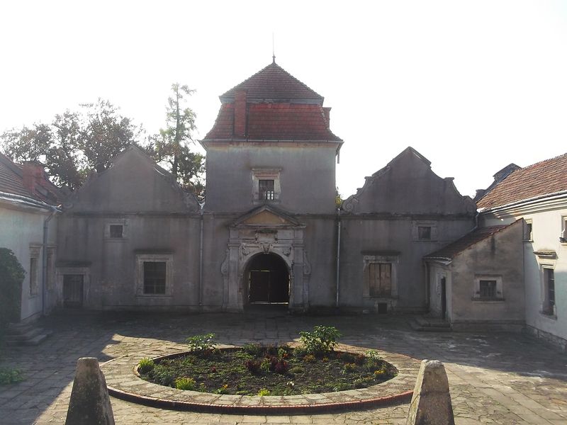© Andrei  Kolyaskin - On  the  territory  of  Svirzh  Castle  from  15th  century  in  village  Svirzh  of  Lviv  region , Ukraine .