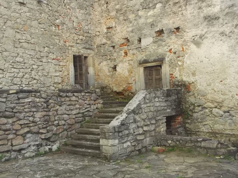 © Andrei  Kolyaskin - On  the  territory  of  Svirzh  Castle  from  15th  century  in  village  Svirzh  of  Lviv  region , Ukraine .