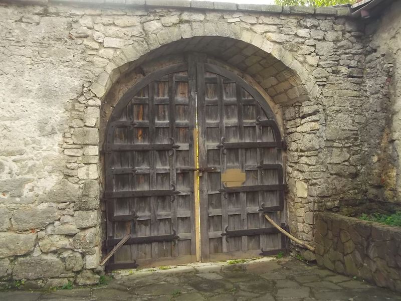 © Andrei  Kolyaskin - On  the  territory  of  Svirzh  Castle  from  15th  century  in  village  Svirzh  of  Lviv  region , Ukraine .