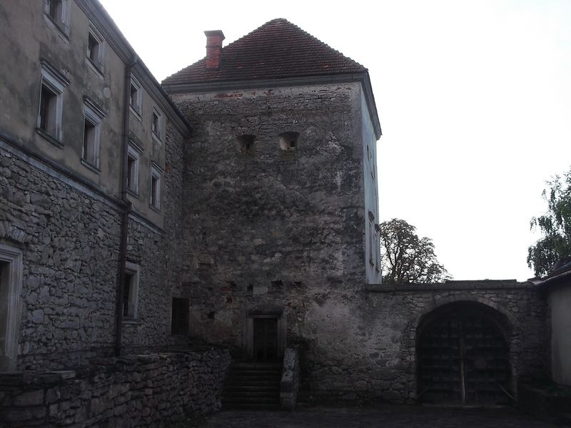 © Andrei  Kolyaskin - On  the  territory  of  Svirzh  Castle  from  15th  century  in  village  Svirzh  of  Lviv  region , Ukraine .
