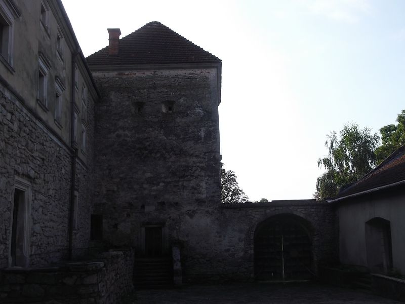 © Andrei  Kolyaskin - On  the  territory  of  Svirzh  Castle  from  15th  century  in  village  Svirzh  of  Lviv  region , Ukraine .