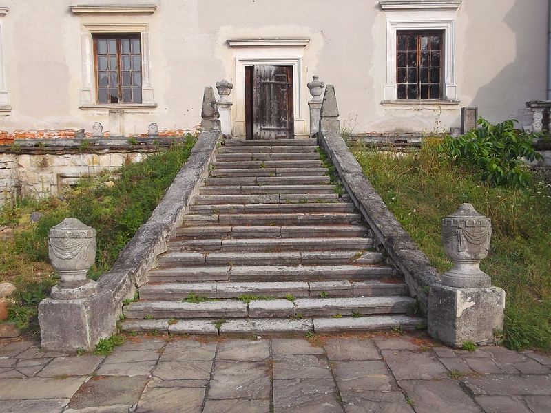 © Andrei  Kolyaskin - On  the  territory  of  Svirzh  Castle  from  15th  century  in  village  Svirzh  of  Lviv  region , Ukraine .