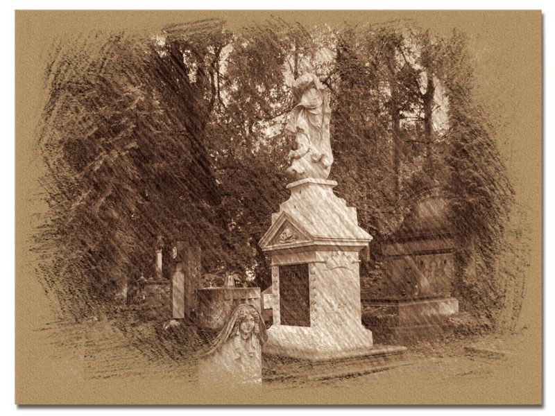 © Andrei  Kolyaskin - On  the  Lychakivske  cemetery  of   Lviv  City , Ukraine .