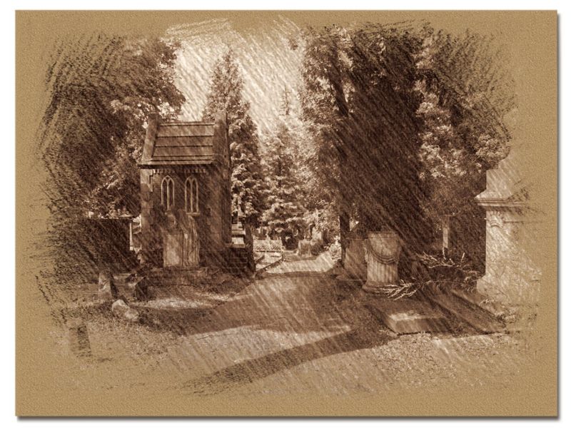 © Andrei  Kolyaskin - On  the  Lychakivske  cemetery  of  Lviv  City , Ukraine .