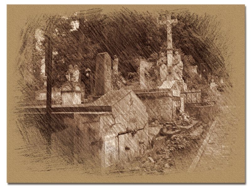 © Andrei  Kolyaskin - On  the  Lychakivske  cemetery  of  Lviv  City , Ukraine .