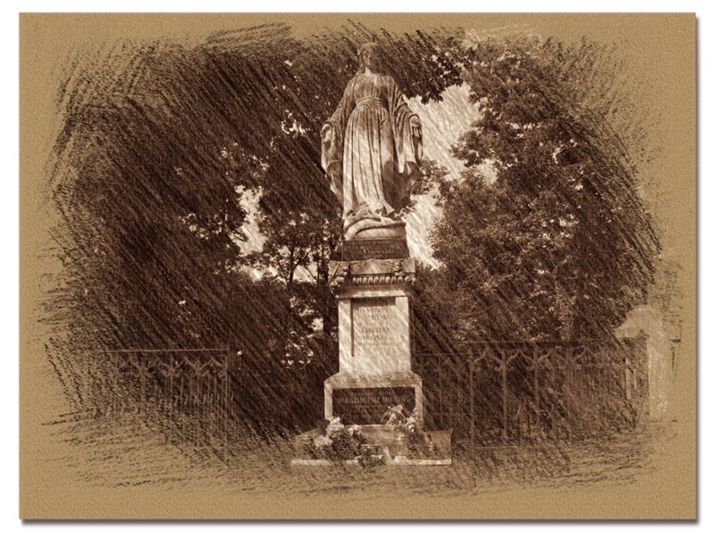 © Andrei  Kolyaskin - On  the  Lychakivske  cemetery  of  Lviv  City , Ukraine .