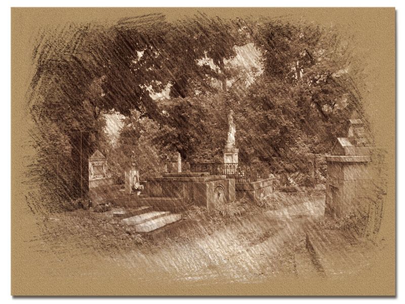 © Andrei  Kolyaskin - On  the  Lychakivske  cemetery  of  Lviv  City , Ukraine .