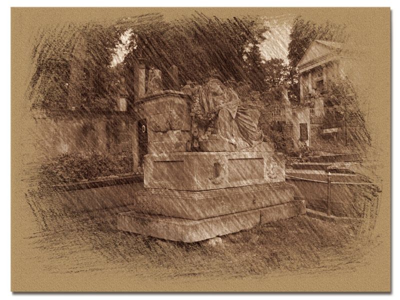 © Andrei  Kolyaskin - On  the  Lychakivske  cemetery  of  Lviv  City , Ukraine .