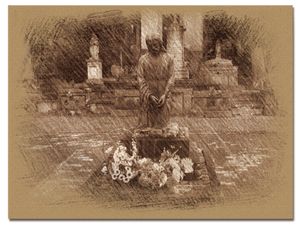 Lviv  City  in  trois  coleur  drawing  40