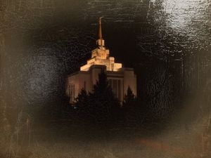 Ukrainian  Kyiv  Temple  in  oil  painting  2