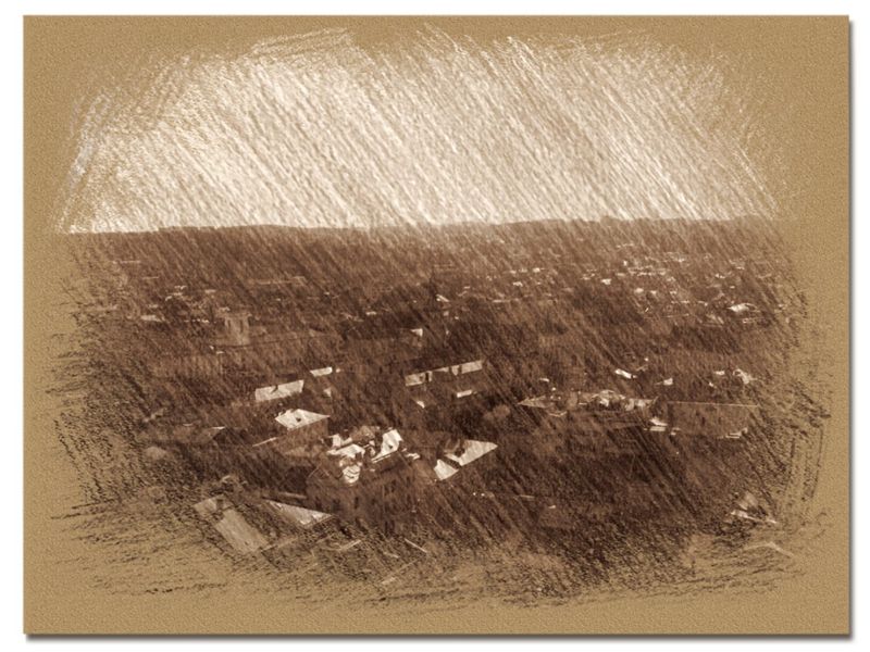 © Andrei  Kolyaskin - View  on  the  ukrainian  Lviv  City  from  observation  desk  of  City  Hall .