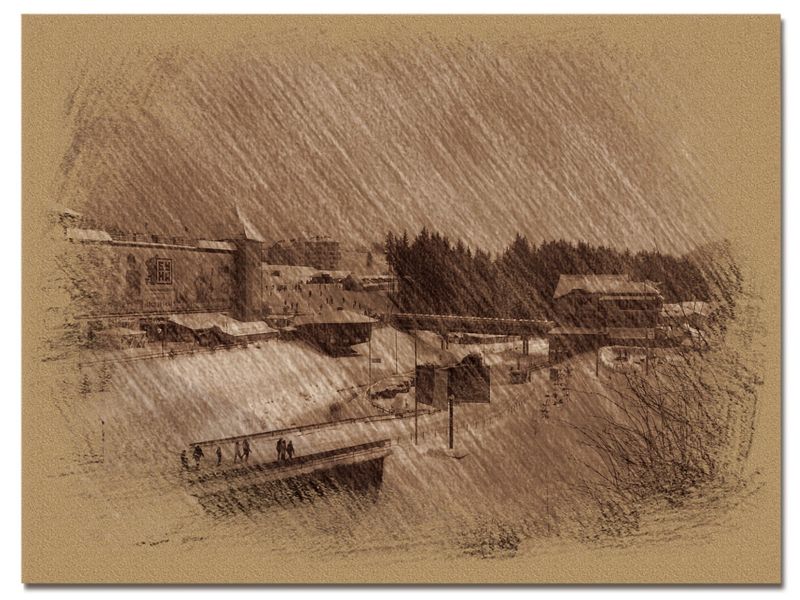 © Andrei  Kolyaskin - Image from the Bukovel  in  trois  coleur  drawing  3 photography project