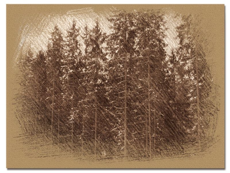 © Andrei  Kolyaskin - Image from the Bukovel  in  trois  coleur  drawing  3 photography project