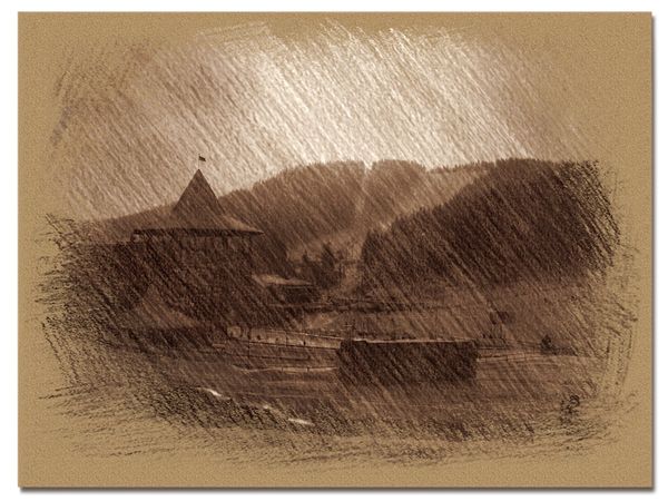 © Andrei  Kolyaskin - Image from the Bukovel  in  trois  coleur  drawing  3 photography project