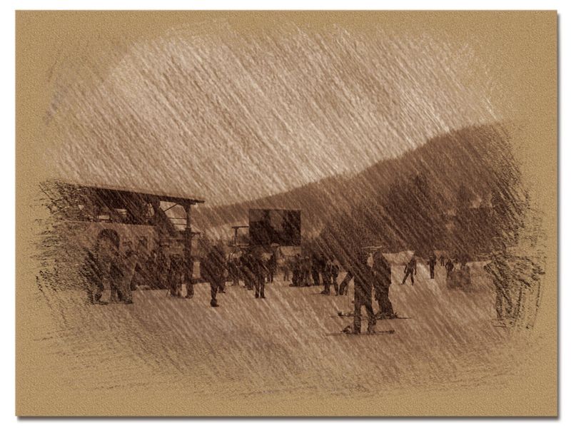 © Andrei  Kolyaskin - Image from the Bukovel  in  trois  coleur  drawing  3 photography project