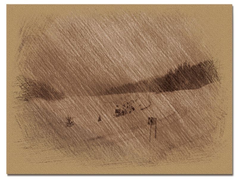 © Andrei  Kolyaskin - Image from the Bukovel  in  trois  coleur  drawing  3 photography project