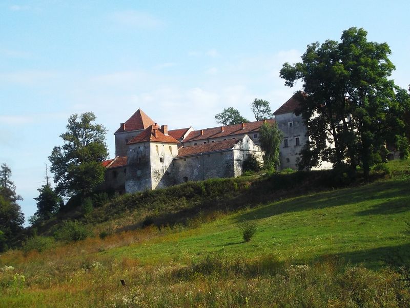 © Andrei  Kolyaskin - On  the  territory  of  Svirzh  Castle  from  15th  century  in  village  Svirzh  of  Lviv  region , Uktaine .