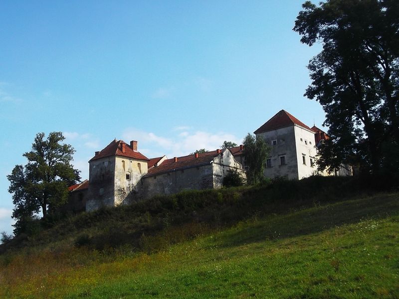 © Andrei  Kolyaskin - On  the  territory  of  Svirzh  Castle  from  15th  century  in  village  Svirzh  of  Lviv  region , Uktaine .