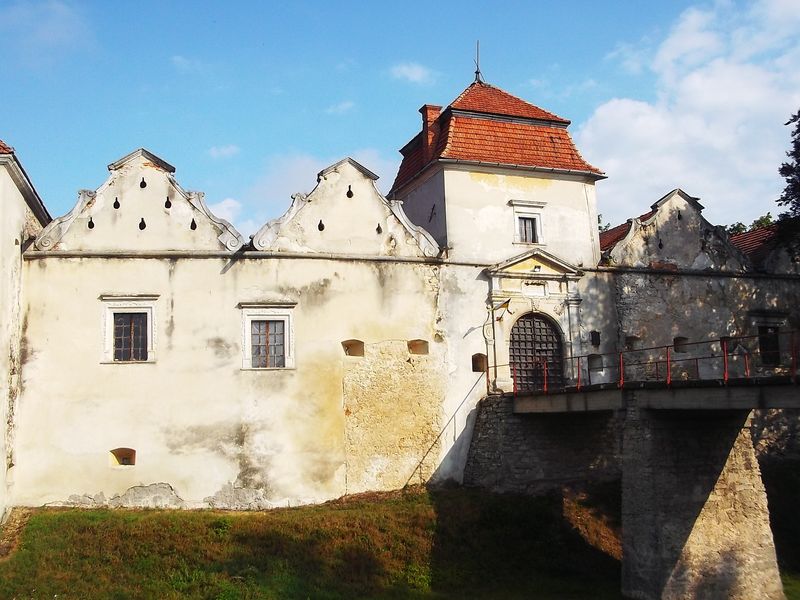 © Andrei  Kolyaskin - On  the  territory  of  Svirzh  Castle  from  15th  century  in  village  Svirzh  of  Lviv  region , Uktaine .