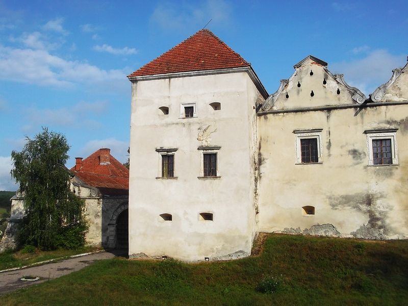 © Andrei  Kolyaskin - On  the  territory  of  Svirzh  Castle  from  15th  century  in  village  Svirzh  of  Lviv  region , Uktaine .