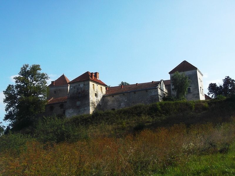 © Andrei  Kolyaskin - On  the  territory  of  Svirzh  Castle  from  15th  century  in  village  Svirzh  of  Lviv  region , Uktaine .