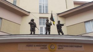 Living  sculptures  in  Ivano - Frankivsk  City 4