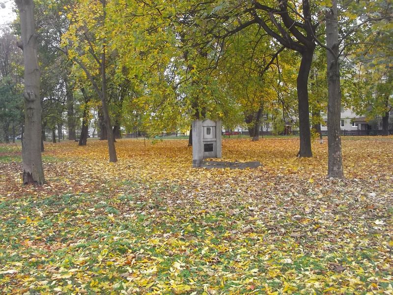 © Andrei  Kolyaskin - Autumn on the  Memorial  Square of Ivano - Frankivsk City , Ukraine .