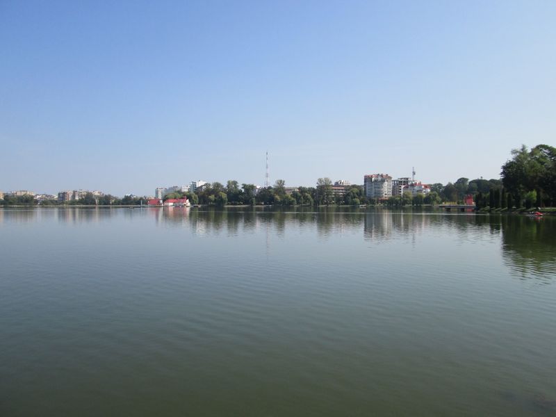 © Andrei  Kolyaskin - On  the  City  Lake  of  Ivano - Frankivsk  City , Ukraine .