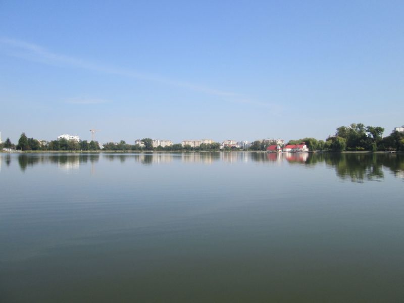 © Andrei  Kolyaskin - On  the  City  Lake  of  Ivano - Frankivsk  City , Ukraine .